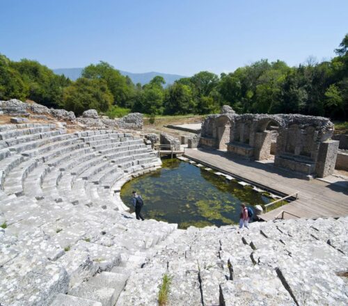 The ancient city, Butrint and Blue Eye spring